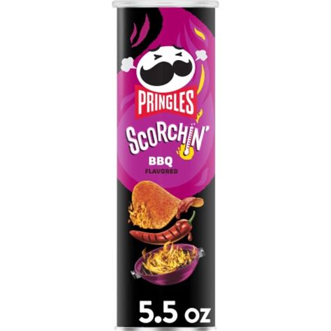 Pringles Scorchin Bbq Potato Crisps Chips 55 Oz Kroger