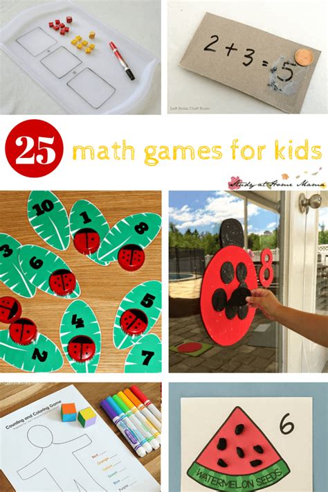 25 Math Games For Kids ⋆ Sugar Spice And Glitter