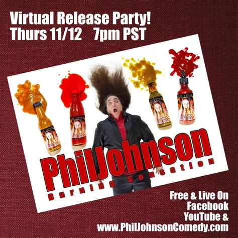 Burning Sensation Virtual Release Party Phil Johnson Of Roadside