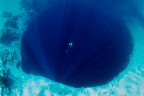 Underwater Sinkhole Posted In The Thalassophobia Community