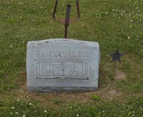 Frederick Hanenberger 1945 1981 Find A Grave Memorial