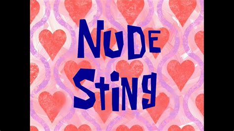 Spongebob Music Nude Sting Youtube