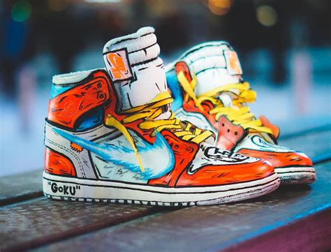 The air jordan collection curates only authentic sneakers. Dragon Ball Z x Air Jordan 1 Off White 'Goku' Kamehameha