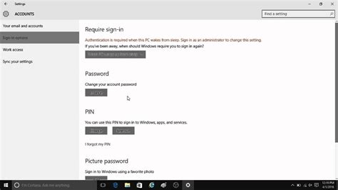 How To Change Pin Settings In Windows 10 Youtube