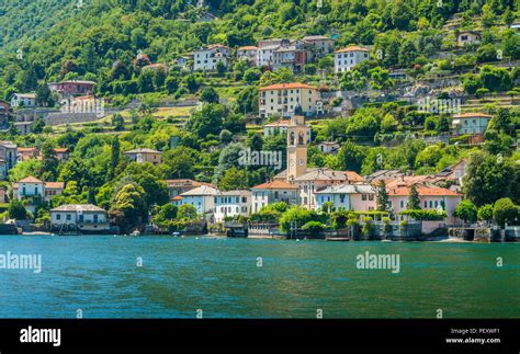 Scenic Sight In Laglio Lake Como Lombardy Italy Stock Photo Alamy