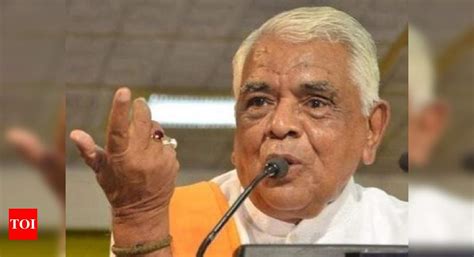 Now Caste To Decide Winnability In Mp Polls Former Cm Babulal Gaur