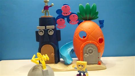 Spongebob Squarepants Bikini Bottom Playset Imaginext Video Toy Review Youtube