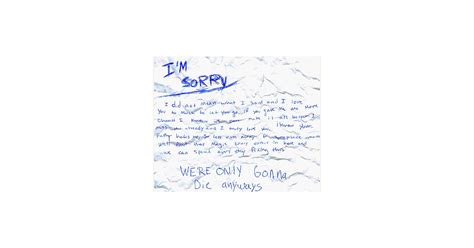 Found An Apology Letter Popsugar Love And Sex
