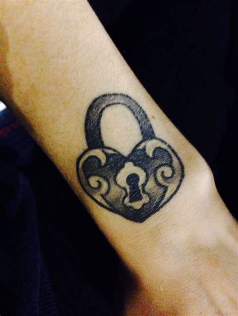A Heart Lock Tattoo I Got And My Other Half Has The Key Heart Lock
