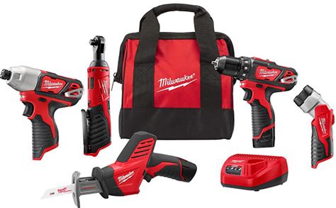 Deal Milwaukee M12 5 Tool Cordless Combo Kit For 199