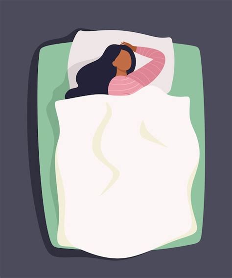 Premium Vector Illustration Of Woman Sleeping
