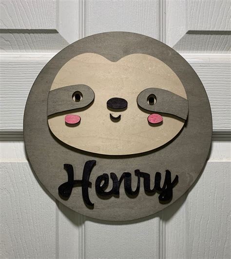 Home And Living Door Hangers Wreaths And Door Hangers Personalised Wooden