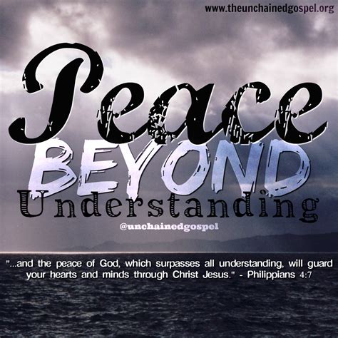 Peace Beyond Understanding Philippians 47 The