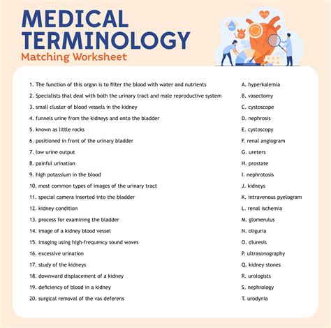 Free Printable Medical Terminology Worksheets Printable World Holiday