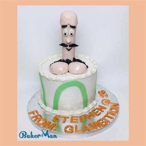 Bachelorette Cake Naughty Cake Bridal Shower Themed Cake Customize Fondant Cake Food