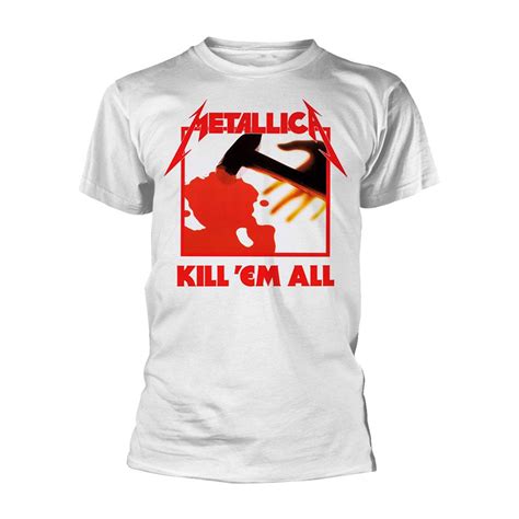 metallica kill em all white t shirt 427414 rockabilia merch store