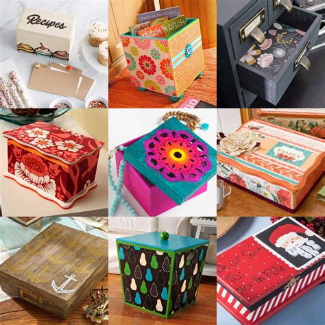 25 Wood Box Crafts For Home Decorating Mod Podge Rocks