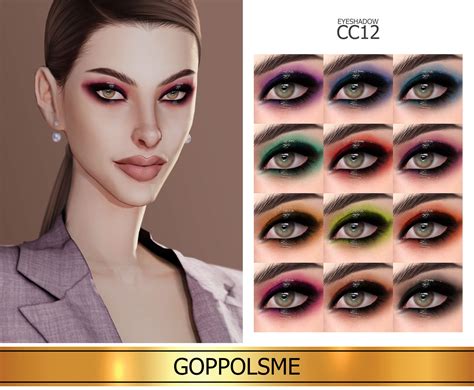 Sims 4 Gpme Gold Casual Eyeshadow The Sims Book