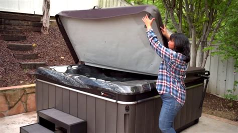 How To Use Your Spa Cover With The Space Saving Prolift Iv Cover Lifter By Caldera® Spas Youtube