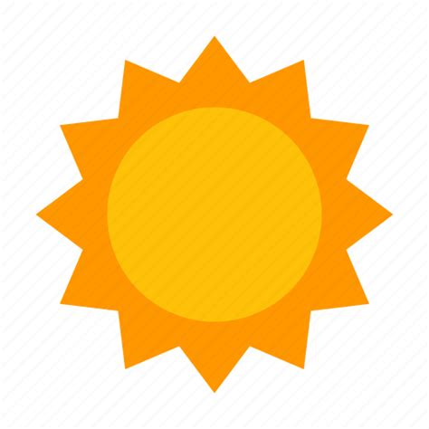 Brightness Day Forecast Sun Sunny Weather Icon