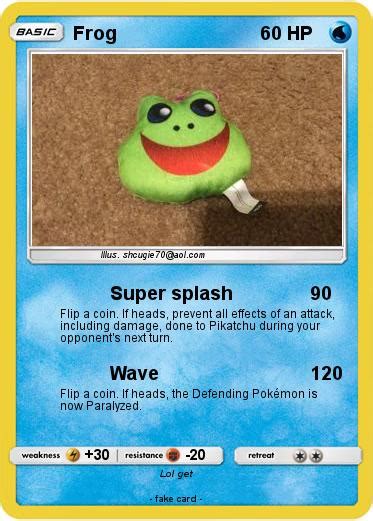 Pokémon Frog 274 274 Super Splash My Pokemon Card