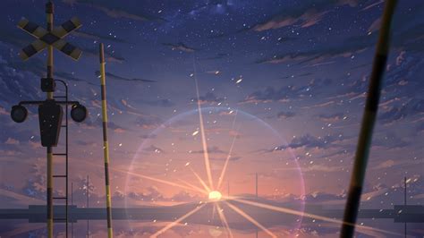 Anime Sunrise Hd Wallpaper