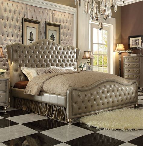 If something's off with your bedroom furniture, then we have everything from modern king size bedroom sets with panel bed designs for a sleek, contemporary. Varada California King Size Bed, Vintage Bone by Acme ...