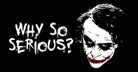 Why So Serious Joker Svg