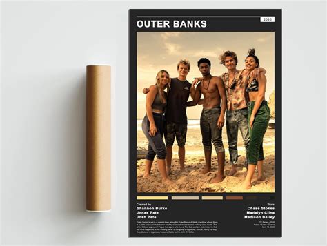 Outer Banks Poster Movie Outer Banks Minimalist Poster Retro Etsy