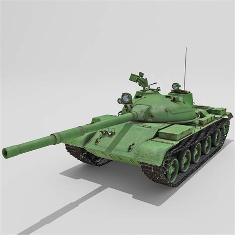 3d Model T 62 Soviet Main Battle Tank