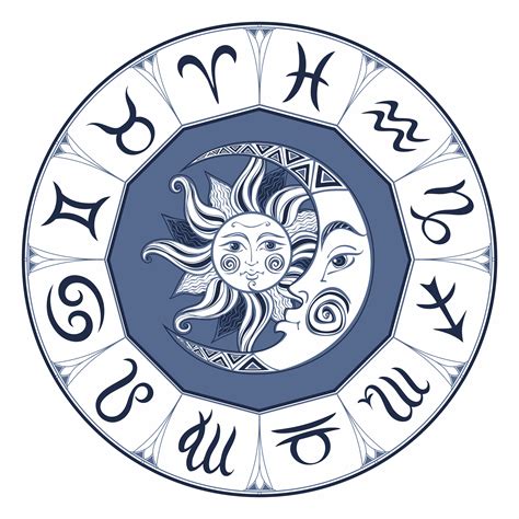 Zodiac Astrological Symbol Horoscope The Sun And The Moon Astrology