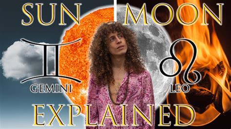 Your Astrology Explained Gemini Sun Leo Moon Sun And Moon Series