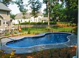 Pool Landscaping Fence Images