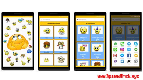 Talking Smileys Animated Emojis And Cute Emoticons Apk Download Tips