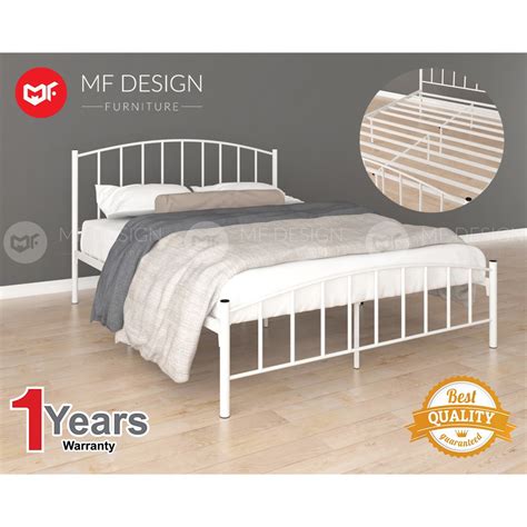 When it comes to choosing the size of the mattress, always be reminded that freedom of movement is important to quality sleep. MF DESIGN KINGDOM SUPER BASE QUEEN SIZE METAL BED FRAME ...