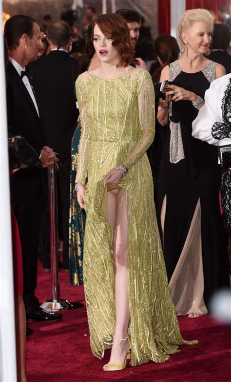 Emma Stone Yellow Dress