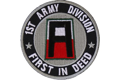 1st Army Division Patch First In Deed Army Patches Thecheapplace