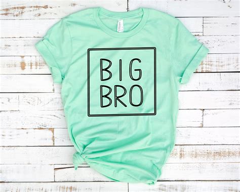 Big Bro Shirt T Shirt Brother Shirt Pregnancy Announcement Etsy