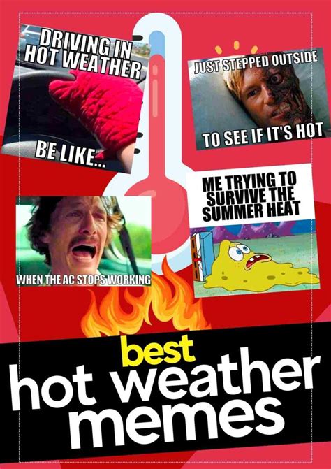 35 hot weather memes laughing at high temps and summer heat