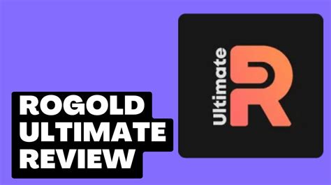 Rogold Ultimate Review Roblox Ui Youtube