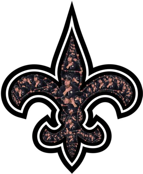The Saints Logo But Its Made Out Of Sean Payton Choking R