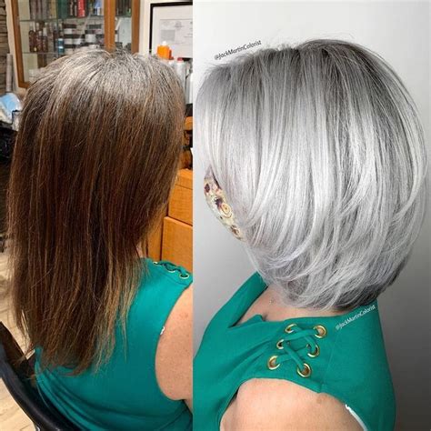 Hairstylist Shares Amazing Transformations Of Women Who Rock Their Gray