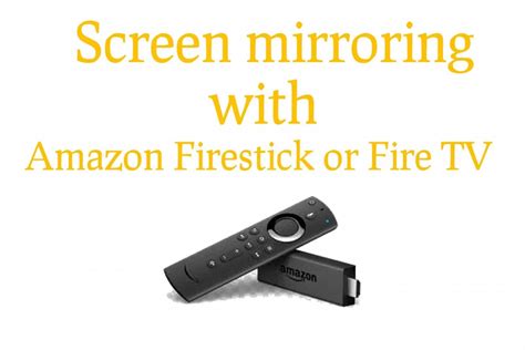 How To Screen Mirror Any Device To Firestick Firestick Apps Guide