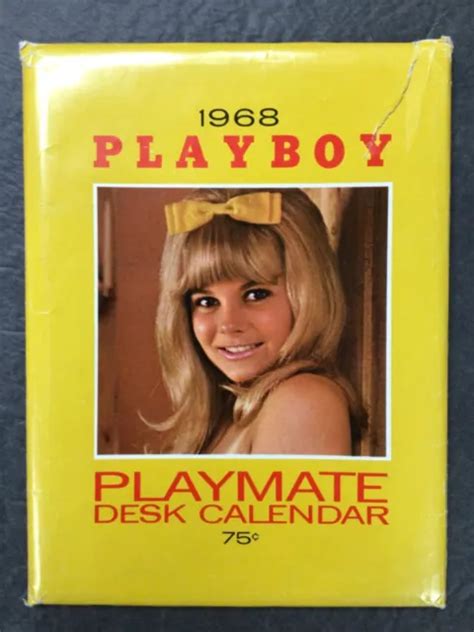 Playboy Playmate Pinup Desk Calendar Same Days As Leapyear Ships Free Picclick