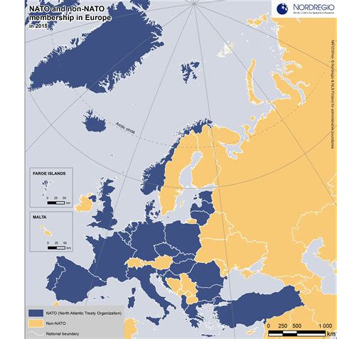 Map Of Europe Nato Countries A Map Of Europe Countries