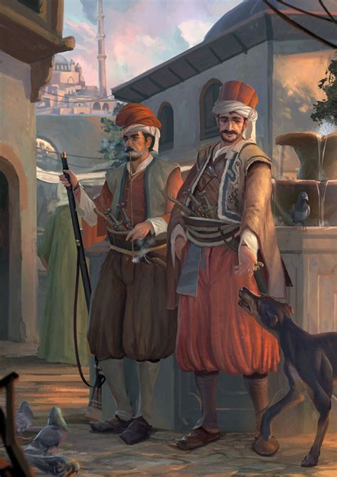 Ottoman Guards In Istanbul Ottoman Turks Turkish Army Ottoman Empire
