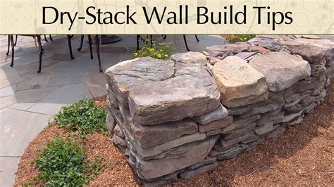 How To Build A Retaining Wall From Stone Without Mortar Youtube