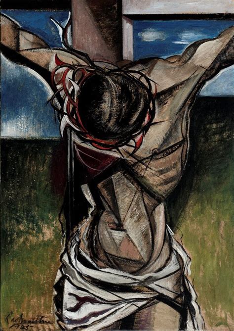 The Crucifixion 1932 Completed 1945 By Roy De Maistre The