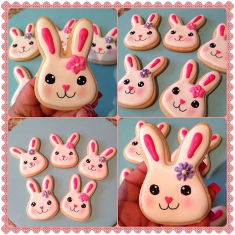 Easter Bunny Sugar Cookies Cute Faces Crazy Cookies Fancy Cookies