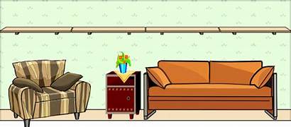 Clipart Shelf Wall Furnished Empty Shelves Clip